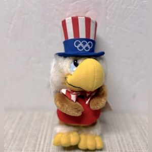 Vintage 1980 Sam the Olympic eagle LA Olympics Committee Plush Bird nwt